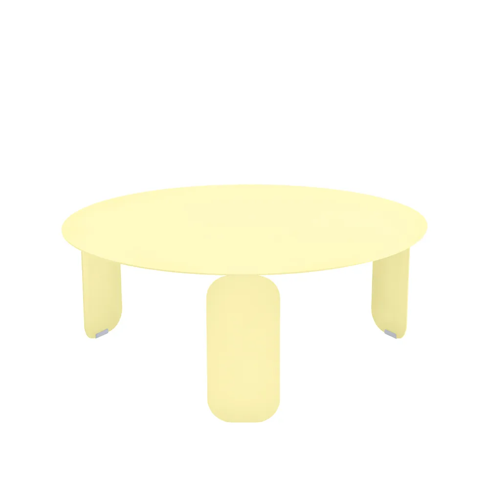 Bebop Ø80 bord lågt, Frosted lemon (gul) Fermob