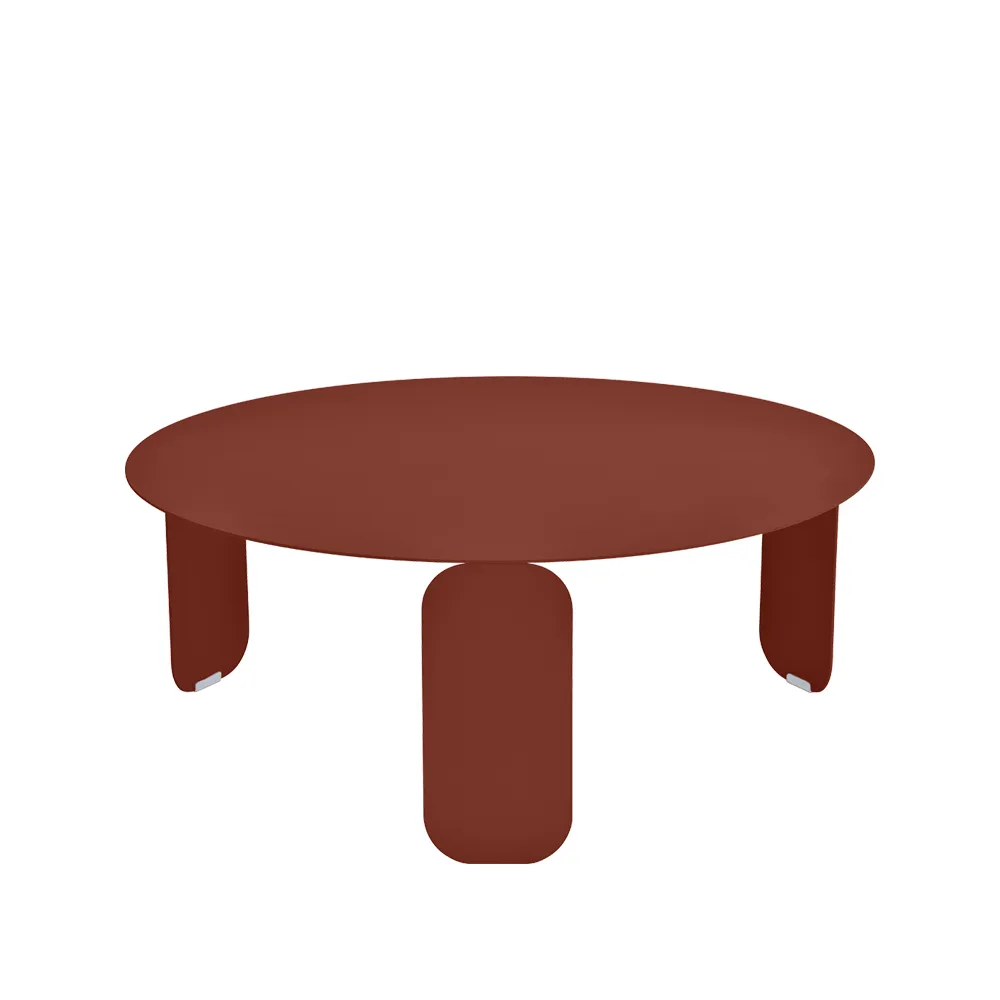 Bebop Ø80 bord lågt, Red ochre (röd) Fermob