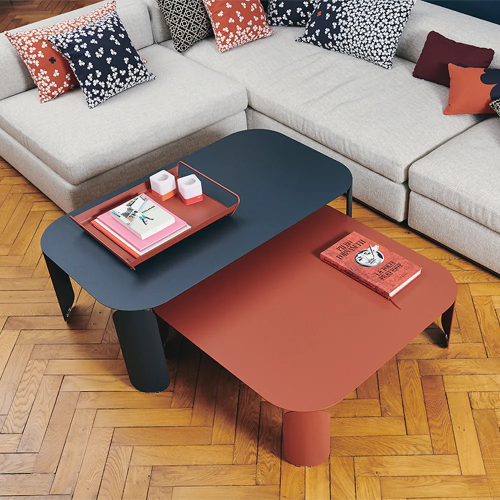 Bebop bord 120x70 cm, Liquorice (svart), h.42 cm Fermob