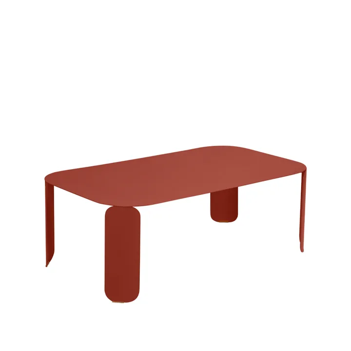 Bebop bord 120x70 cm - Red ochre (röd), h.42 cm - Fermob