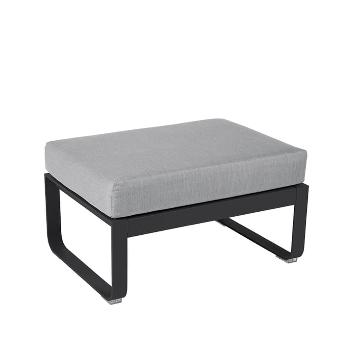 Bellevie 1-sits fotpall - anthracite, flannel grey dyna - Fermob