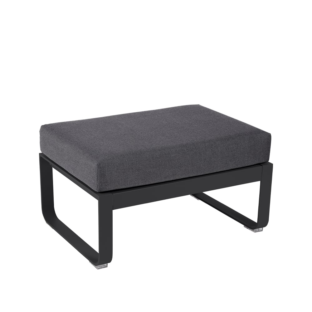 Fermob Bellevie 1-sits fotpall anthracite, graphite grey dyna