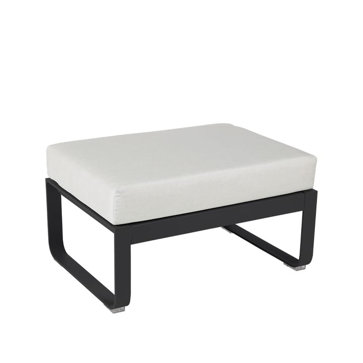 Bellevie 1-sits fotpall - anthracite, off-white dyna - Fermob
