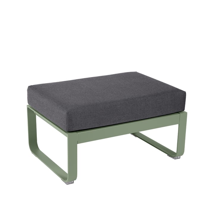 Bellevie 1-sits fotpall - cactus, graphite grey dyna - Fermob