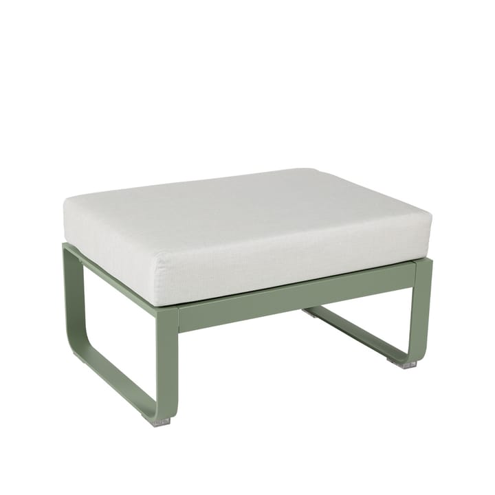 Bellevie 1-sits fotpall - cactus, off-white dyna - Fermob