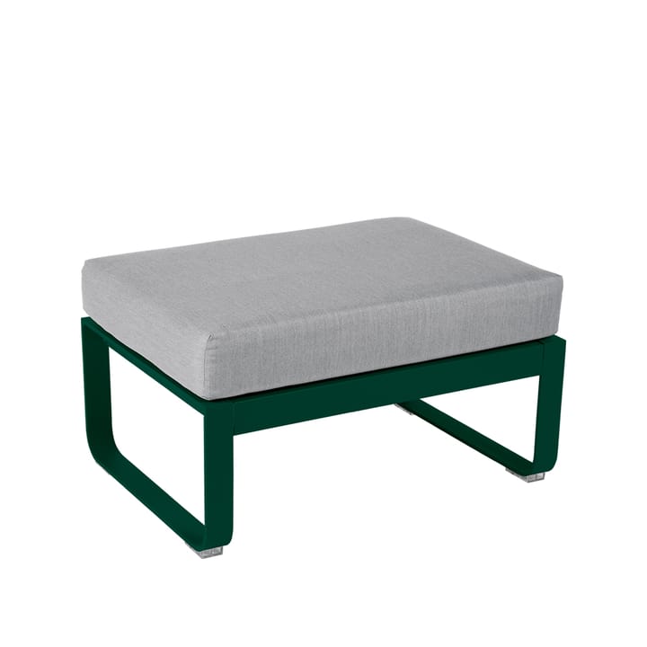 Bellevie 1-sits fotpall - cedar green, flannel grey dyna - Fermob