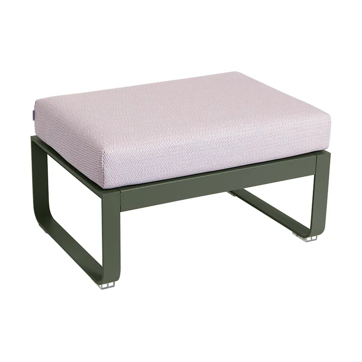 Bellevie 1-sits fotpall - Rosemary (grön)-pearl - Fermob