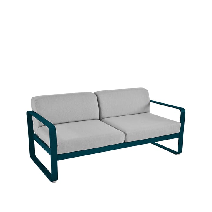 Bellevie 2-sits soffa - acapulco blue, flannel grey dyna - Fermob