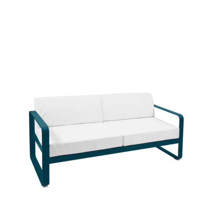 Bellevie 2-sits soffa - acapulco blue, off-white dyna - Fermob