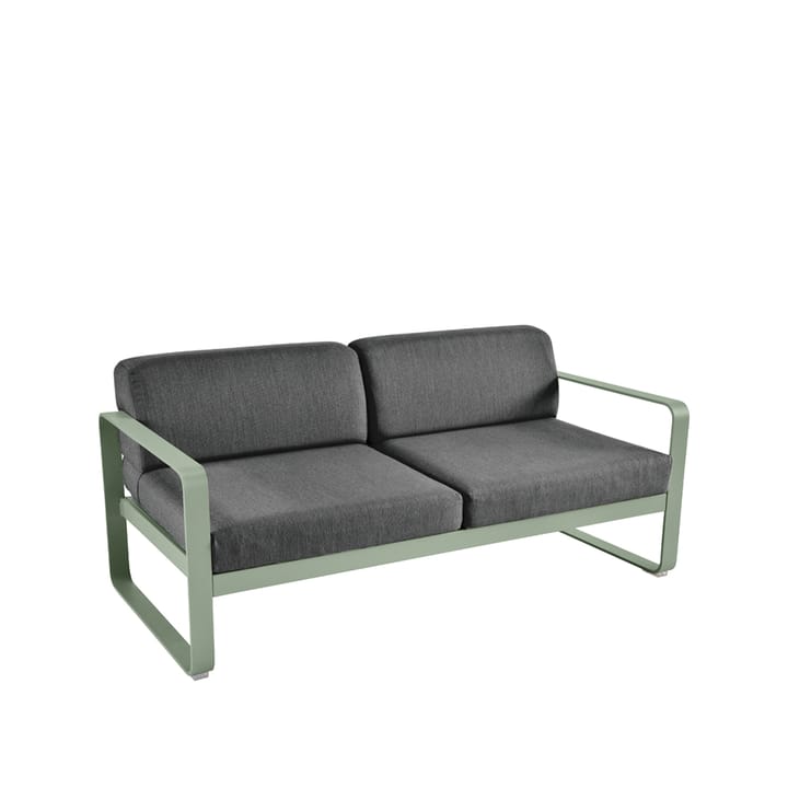 Bellevie 2-sits soffa - cactus, graphite grey dyna - Fermob