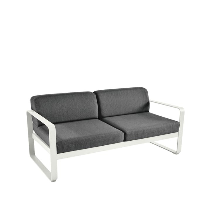 Bellevie 2-sits soffa - clay grey, graphite grey dyna - Fermob