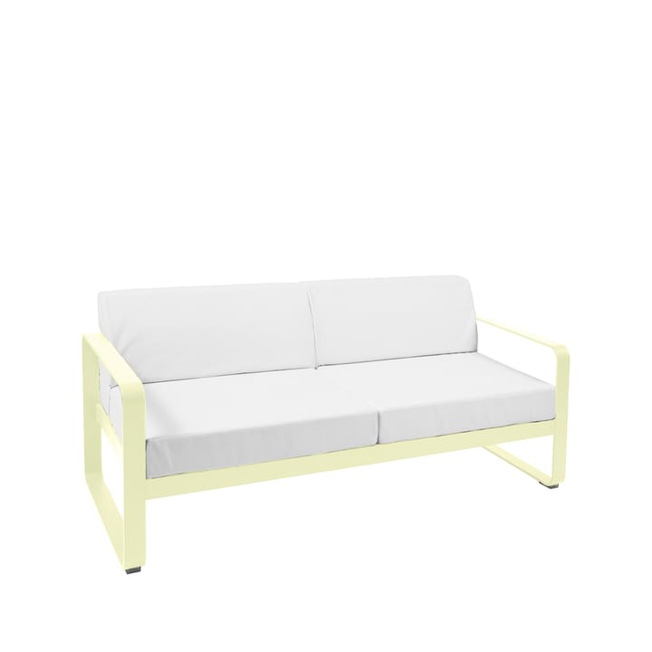 Bellevie 2-sits soffa - frosted lemon, off-white dyna - Fermob