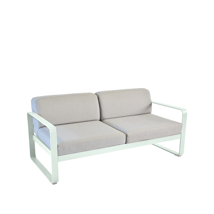 Bellevie 2-sits soffa - ice mint, flannel grey dyna - Fermob