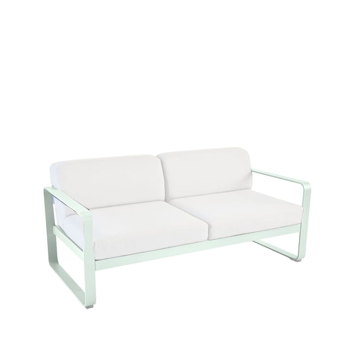 Bellevie 2-sits soffa - ice mint, off-white dyna - Fermob