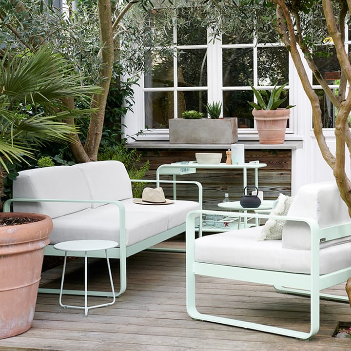 Bellevie 2-sits soffa, nutmeg, off-white dyna Fermob