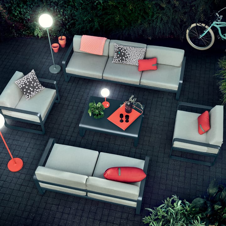 Bellevie 2-sits soffa, nutmeg, off-white dyna Fermob