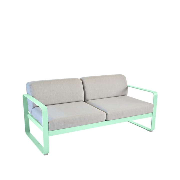 Bellevie 2-sits soffa - opaline green, flannel grey dyna - Fermob