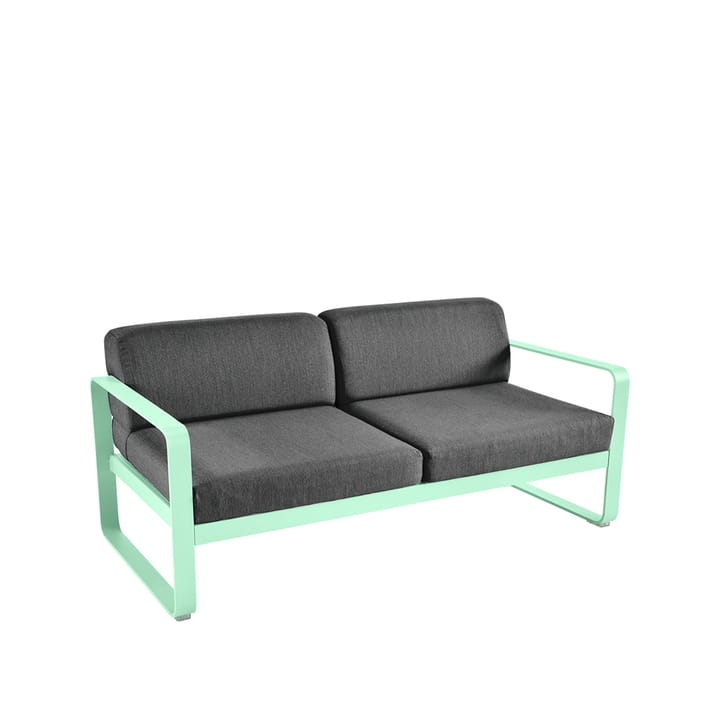 Bellevie 2-sits soffa - opaline green, graphite grey dyna - Fermob