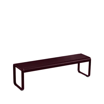 Bellevie bänk - Black cherry (vinröd) - Fermob
