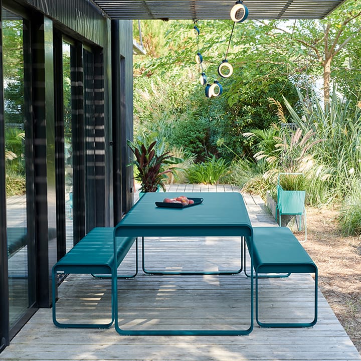 Bellevie bänk, cedar green Fermob