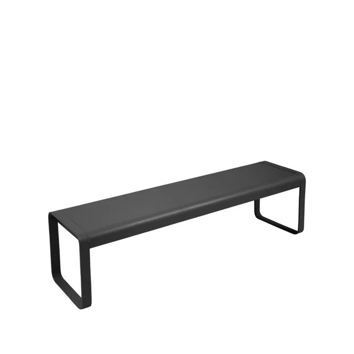 Bellevie bänk - Liquorice (svart) - Fermob