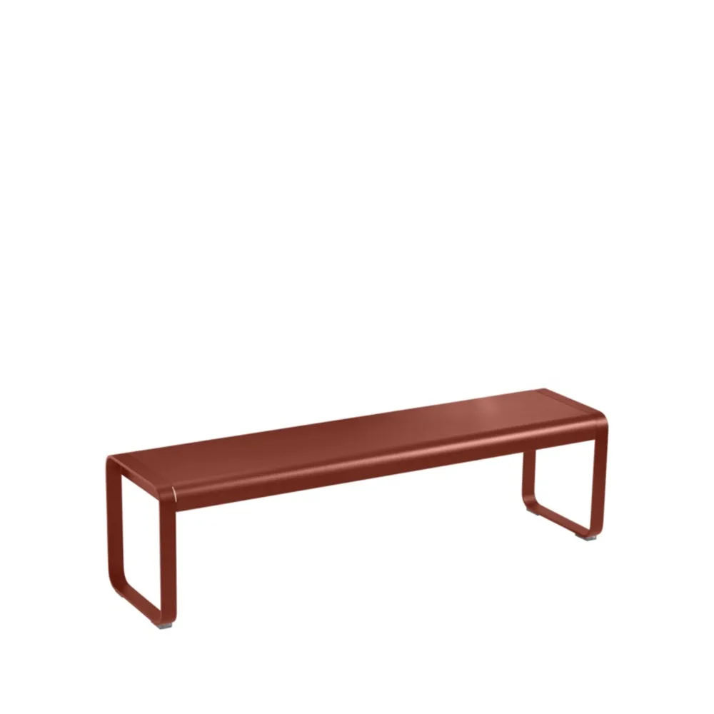 Bellevie bänk, Red ochre (röd) Fermob