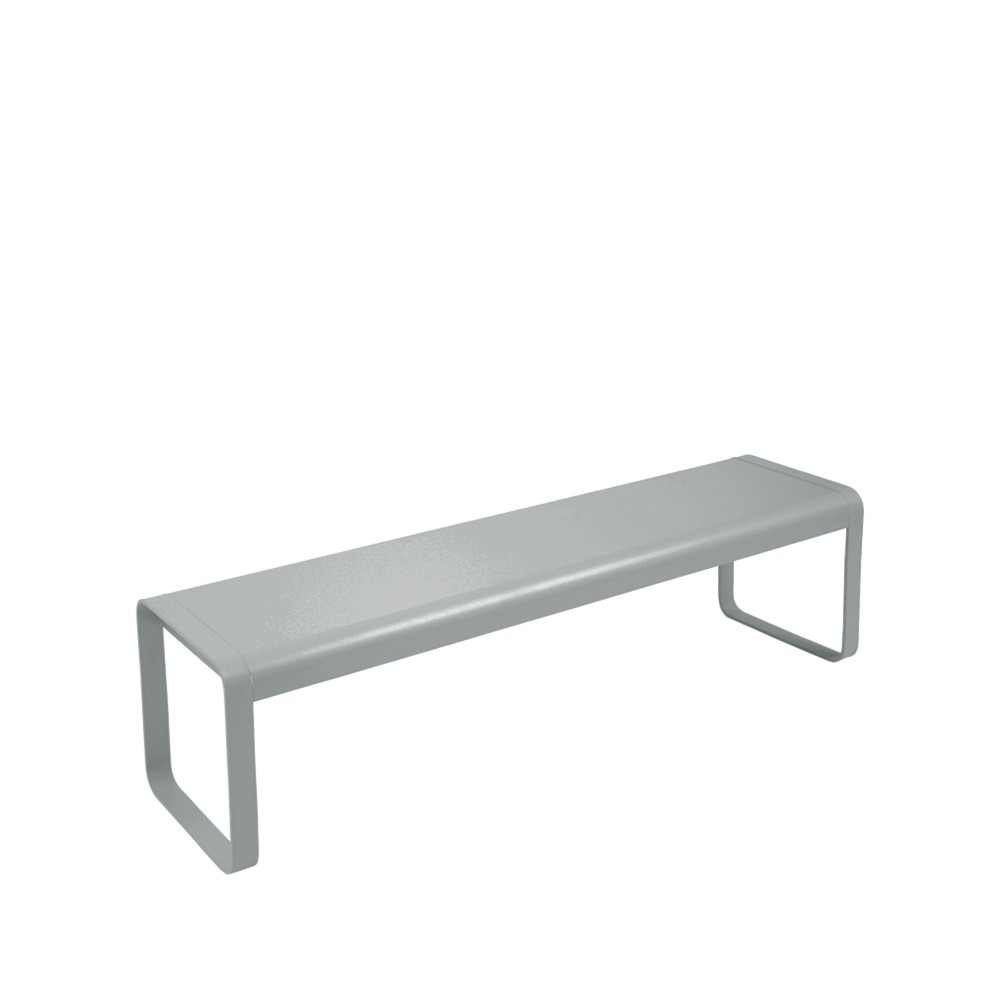 Fermob Bellevie bänk storm grey | Skandinavisk Design | Trädgårdsbänkar | Grå