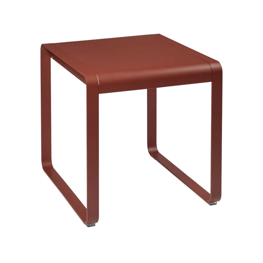 Bellevie bord, 74x80 cm, Red ochre (röd) Fermob