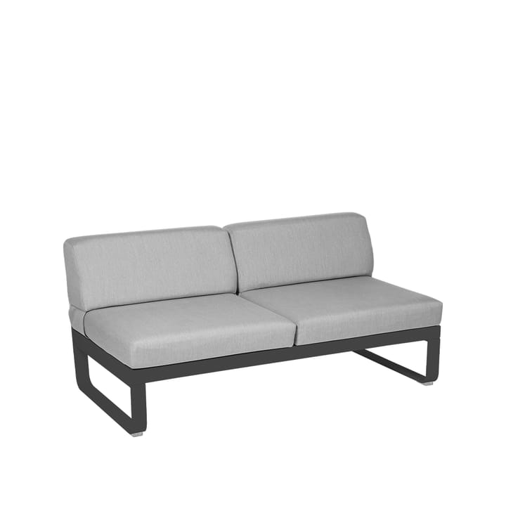 Bellevie Central modulsoffa - 2-sits anthracite, flannel grey dyna - Fermob