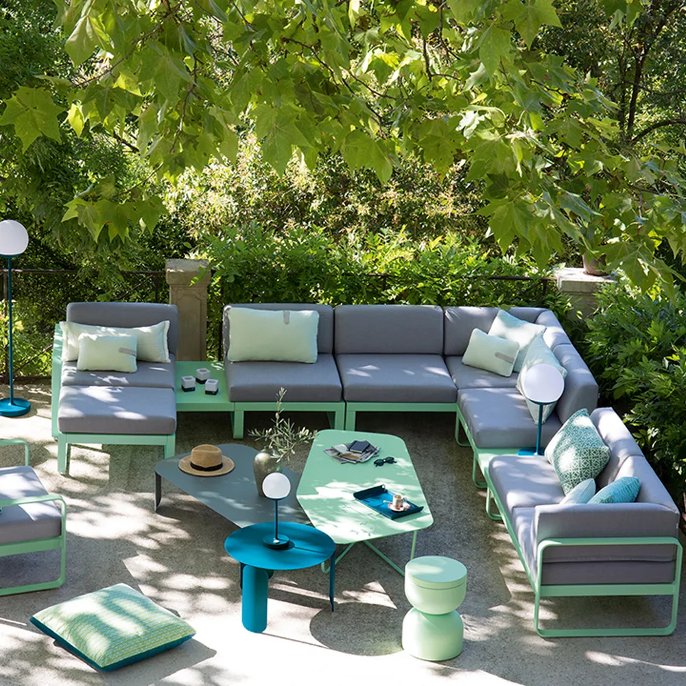 Bellevie Central modulsoffa, 2-sits anthracite, graphite grey dyna Fermob