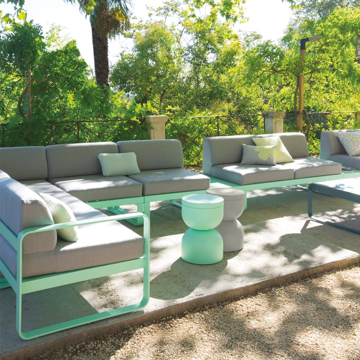 Bellevie Central modulsoffa, 2-sits cactus, off-white dyna Fermob