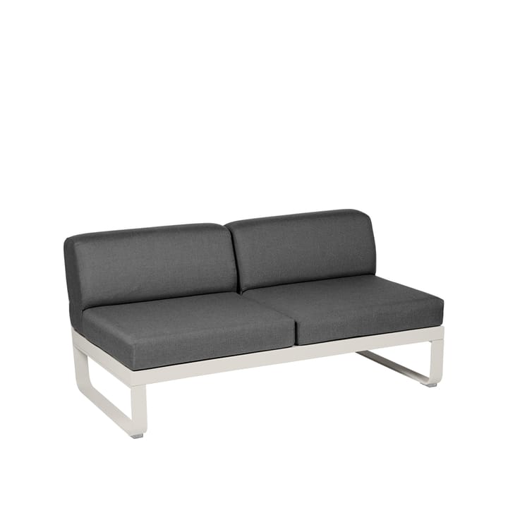 Bellevie Central modulsoffa - 2-sits clay grey, graphite grey dyna - Fermob