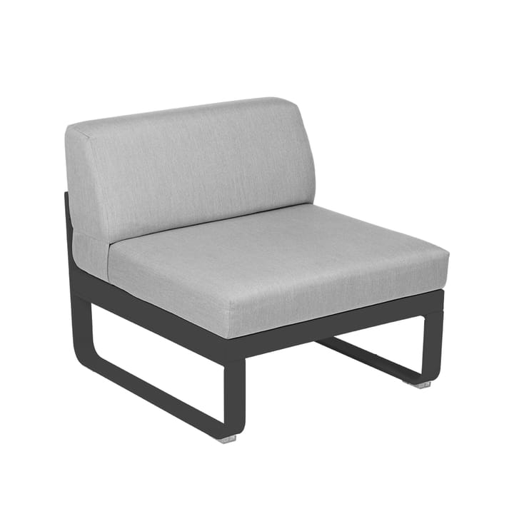 Bellevie Central modulsoffa - anthracite, flannel grey dyna, 1-sits - Fermob