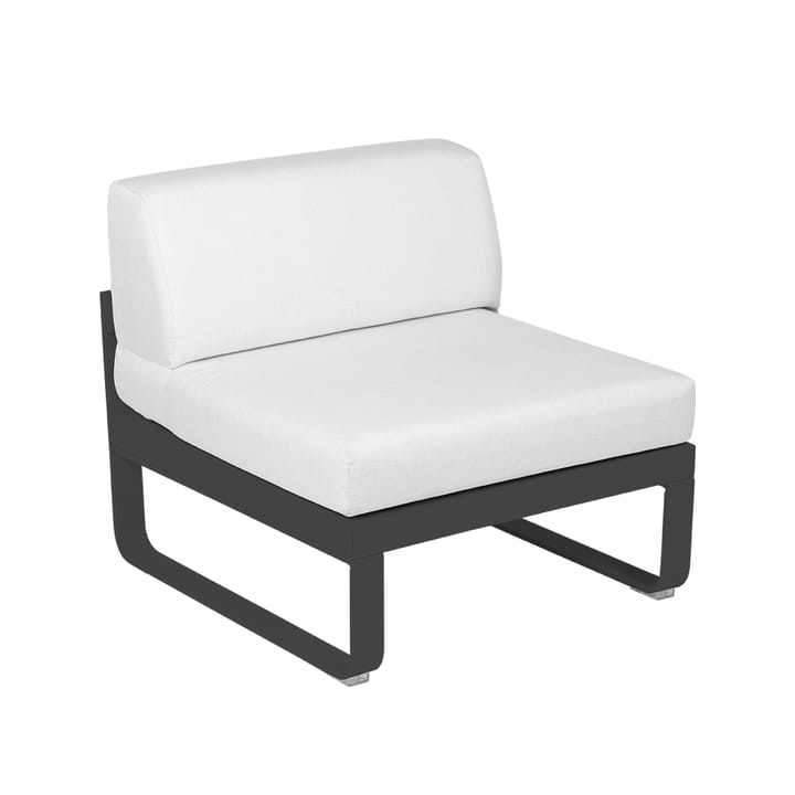 Bellevie Central modulsoffa - anthracite, off-white dyna, 1-sits - Fermob