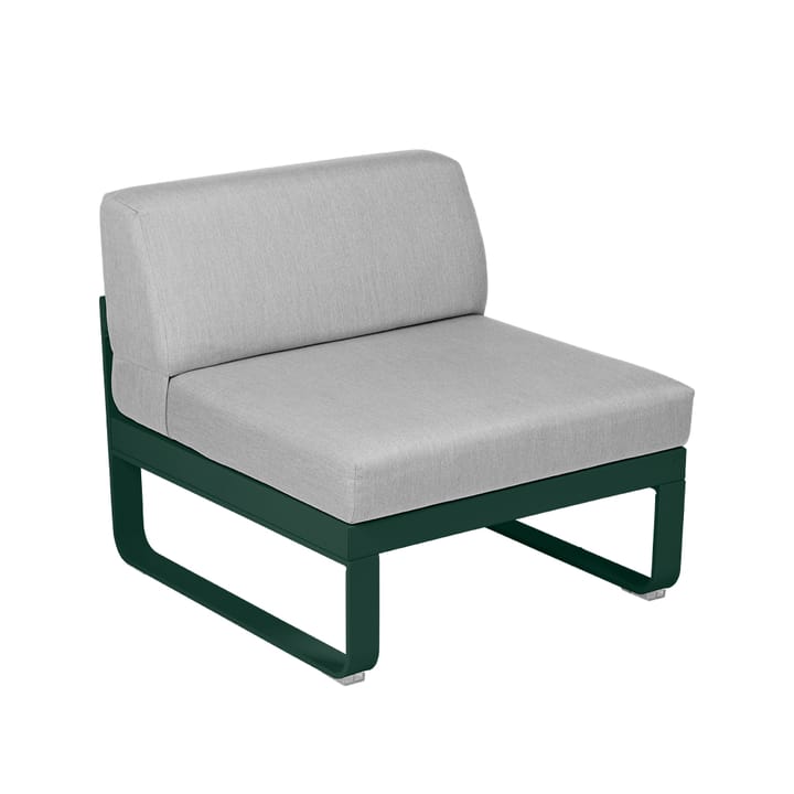 Bellevie Central modulsoffa - cedar green, flannel grey dyna, 1-sits - Fermob