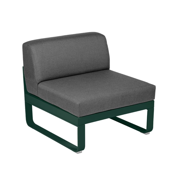 Bellevie Central modulsoffa - cedar green, graphite grey dyna, 1-sits - Fermob