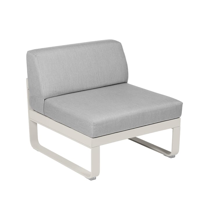 Bellevie Central modulsoffa - clay grey, flannel grey dyna, 1-sits - Fermob