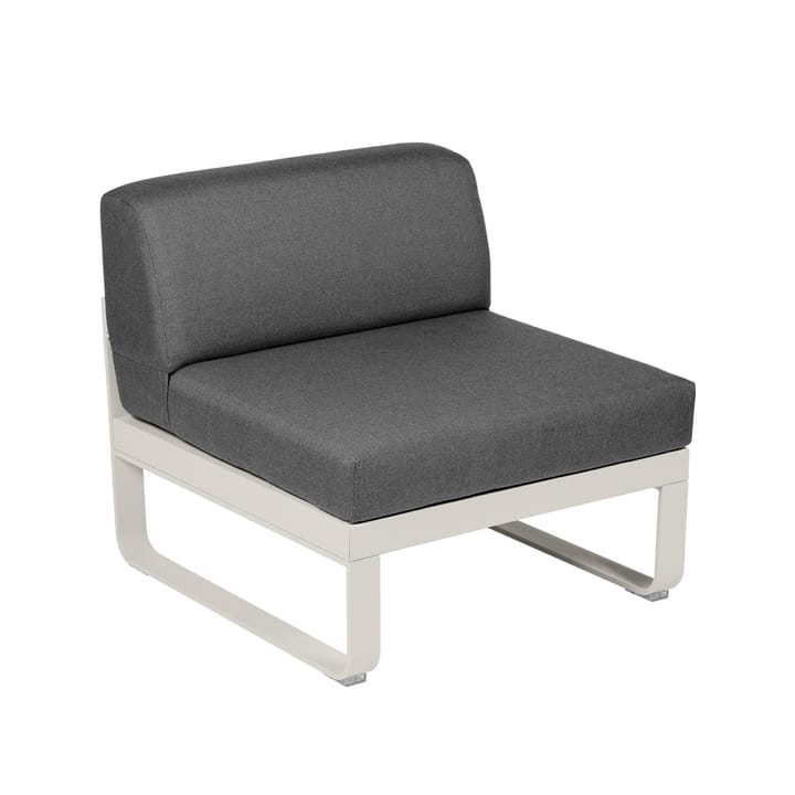 Bellevie Central modulsoffa - clay grey, graphite grey dyna, 1-sits - Fermob