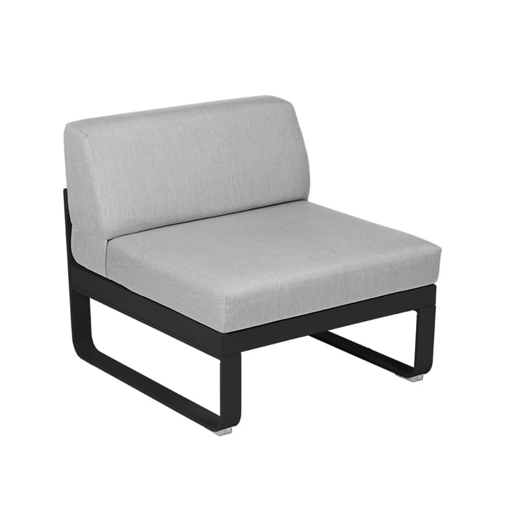 Bellevie Central modulsoffa - liquorice, flannel grey dyna, 1-sits - Fermob