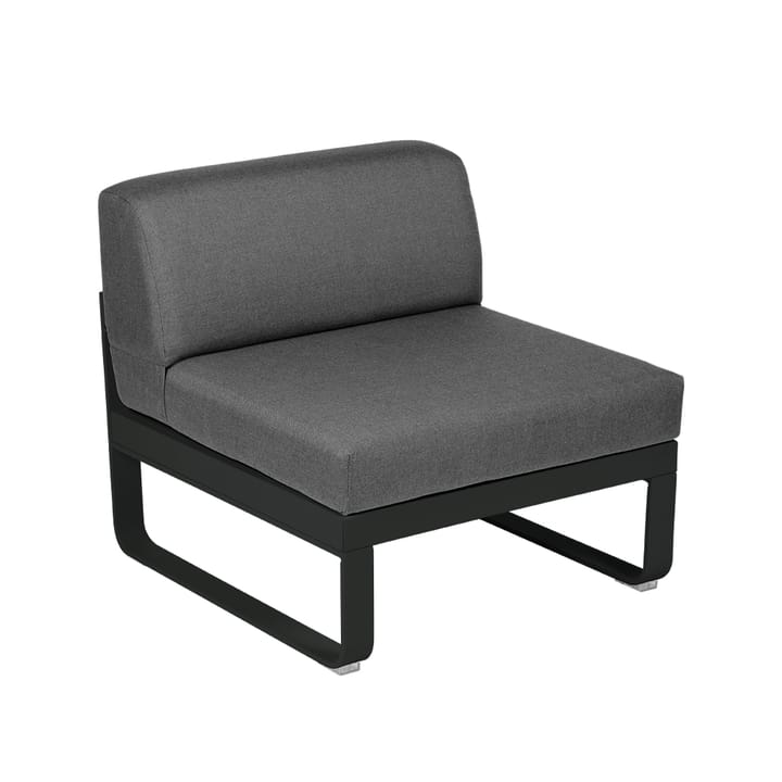 Bellevie Central modulsoffa - liquorice, graphite grey dyna, 1-sits - Fermob