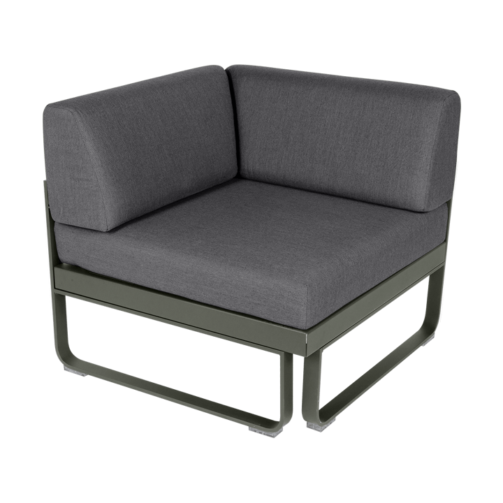 Bellevie Corner modulsoffa 1-sits - Rosemary-graphite grey dyna - Fermob