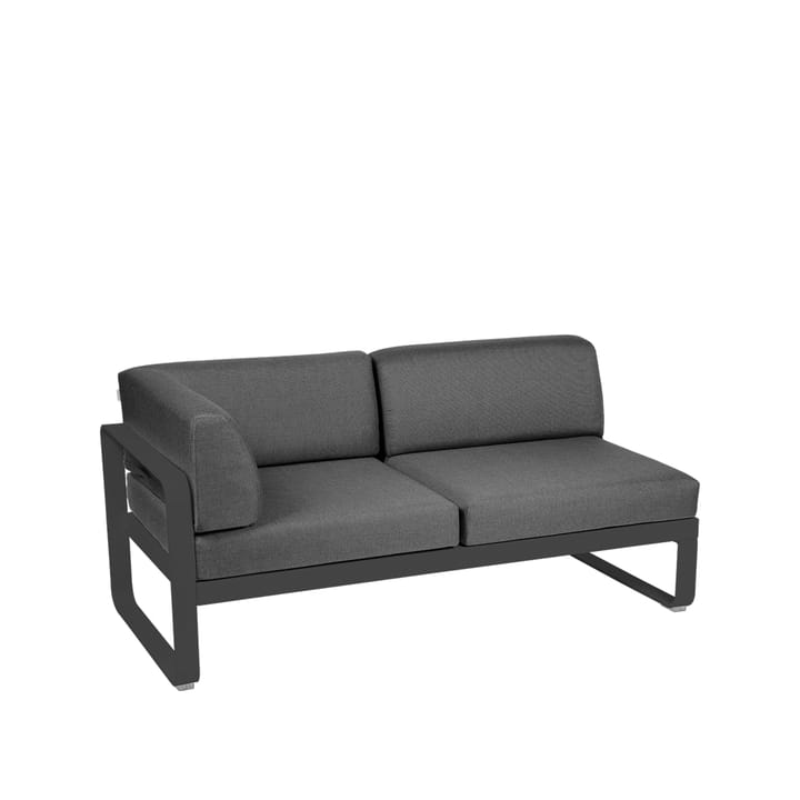 Bellevie Corner modulsoffa - 2-sits anthracite-graphite grey dyna-vänster - Fermob