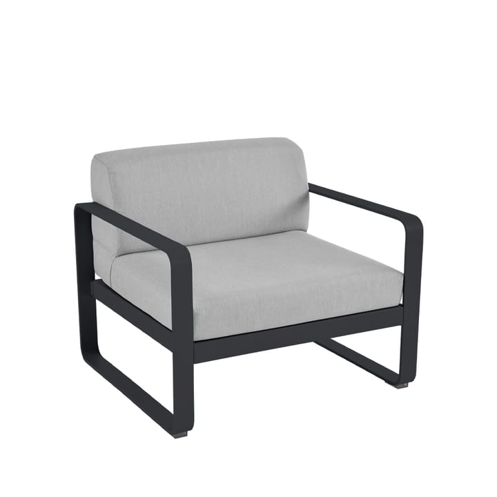 Bellevie fåtölj - anthracite, flannel grey dyna - Fermob
