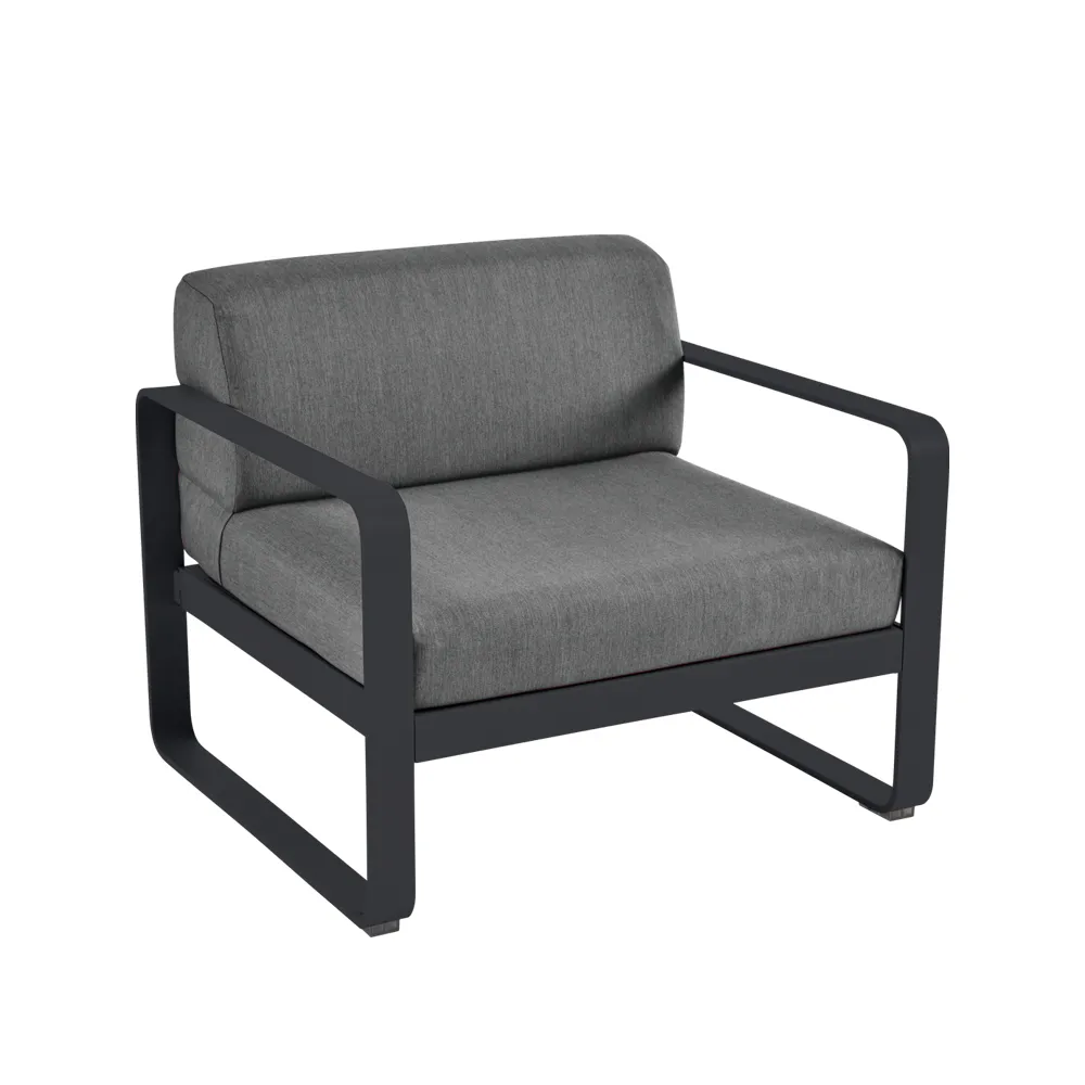 Bellevie fåtölj, anthracite, graphite grey dyna Fermob