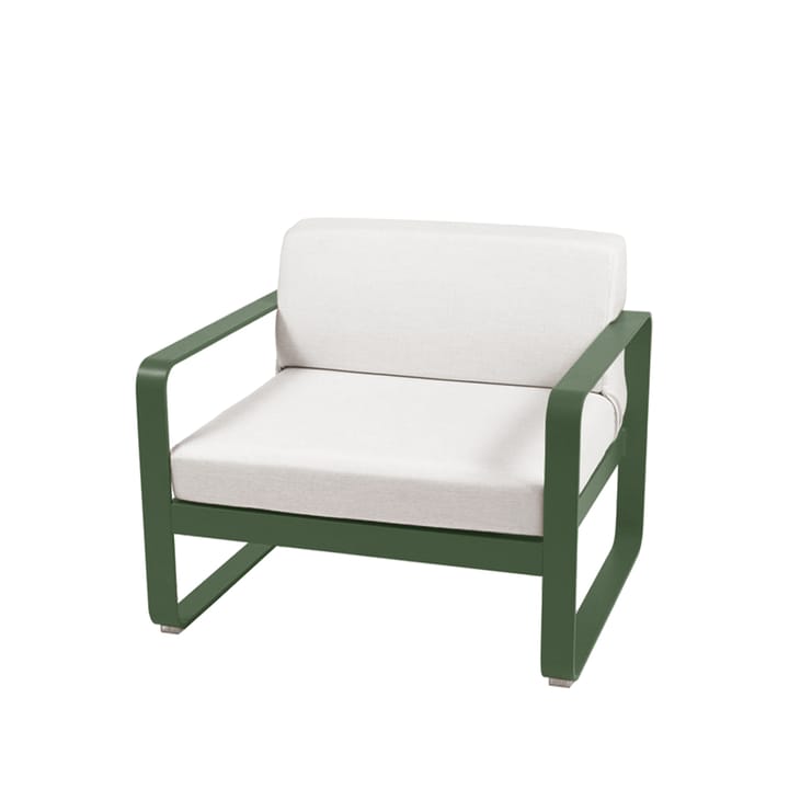 Bellevie fåtölj - cedar green, off-white dyna - Fermob