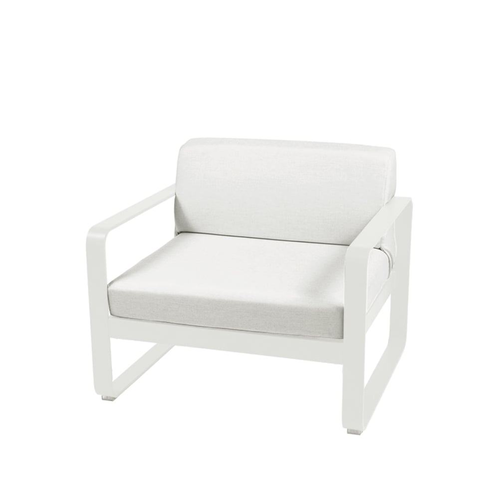 Fermob Bellevie fåtölj cotton white, off-white dyna