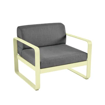 Bellevie fåtölj - Frosted lemon (gul), graphite grey dyna - Fermob