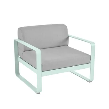 Bellevie fåtölj - Ice mint (grön), flannel grey dyna - Fermob