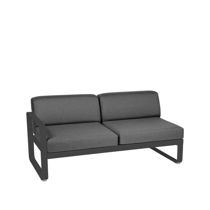 Bellevie Left modulsoffa - 2-sits anthracite, graphite grey dyna - Fermob