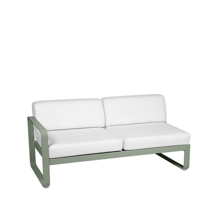 Bellevie Left modulsoffa - 2-sits cactus, off-white dyna - Fermob